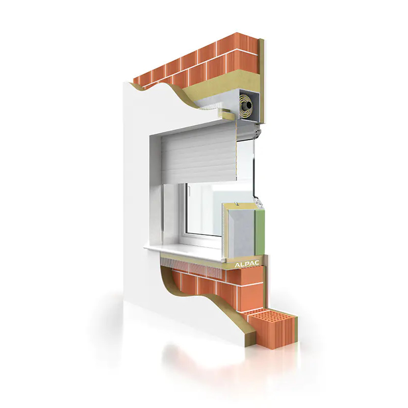Monoblocco isolante per frangisole Alpac Presystem