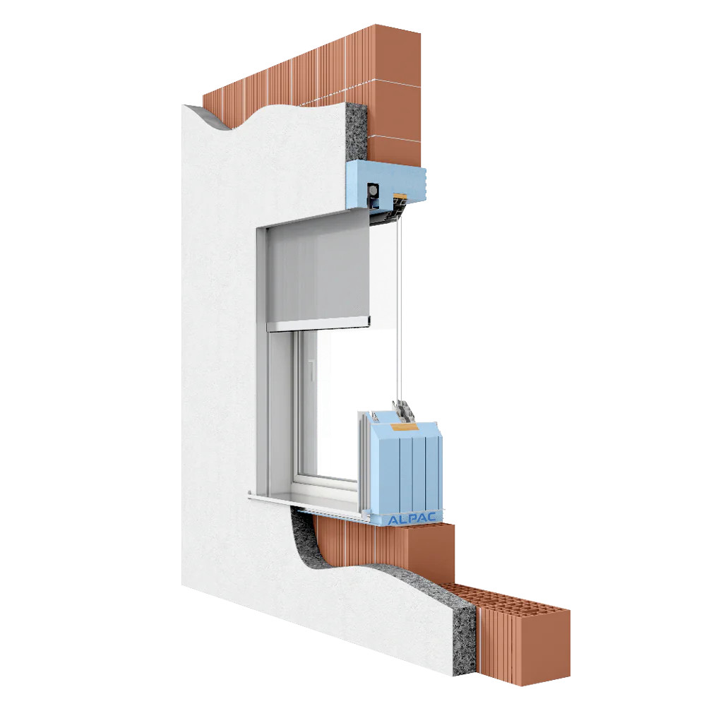 Monoblocco isolante per tende oscuranti Alpac Presystem