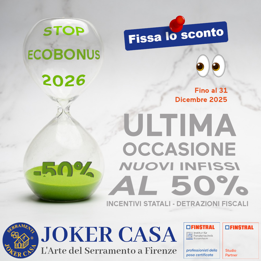 Stop a Ecobonus al 50% nel 2026
