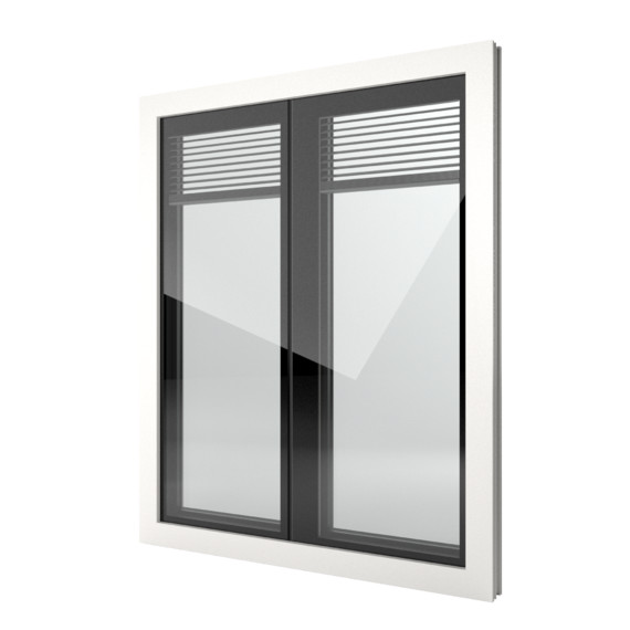 Finestra in PVC Finstral FIN Window Nova line Twin