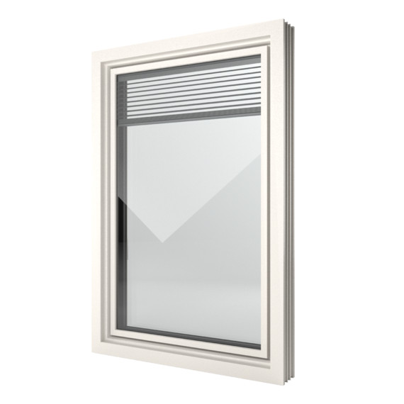 Finestra in PVC Finstral FIN Window Slim line Twin