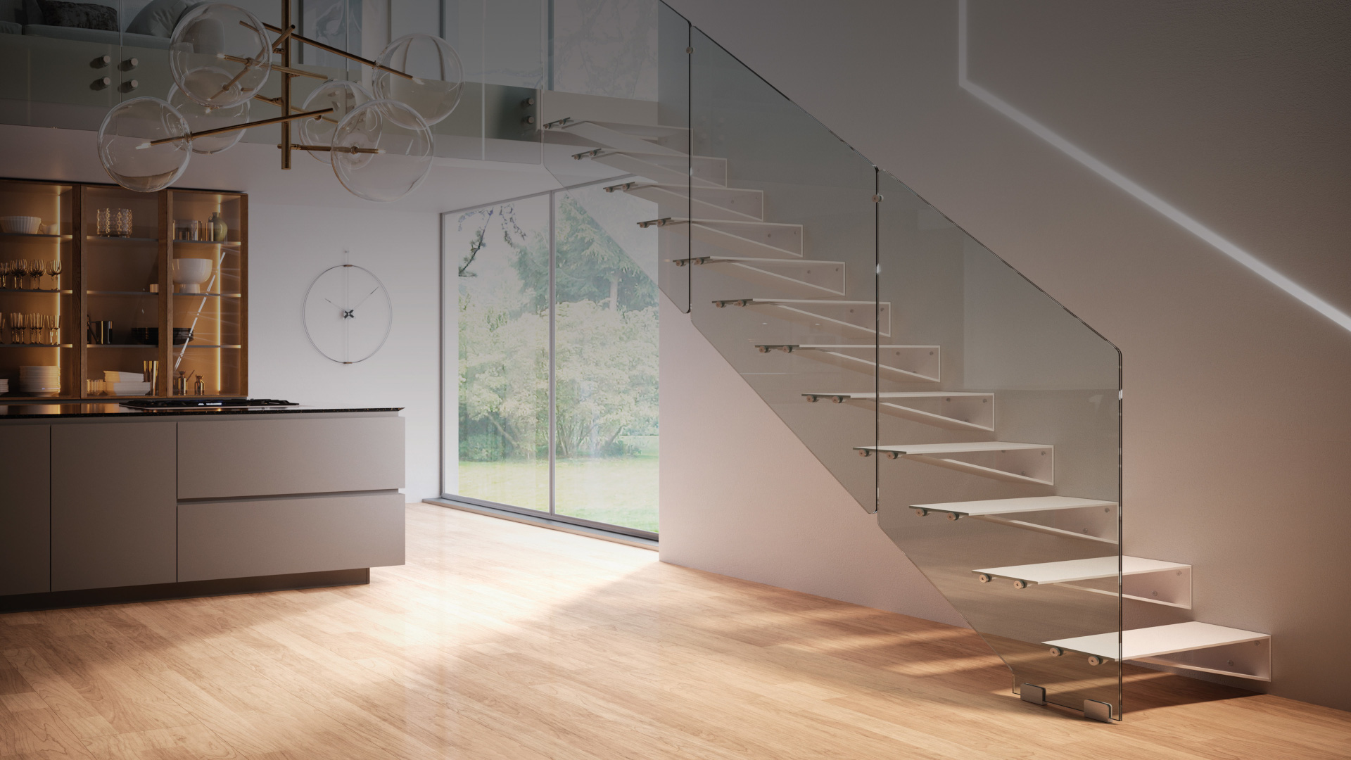 Scale a giorno e scale a chiocciola eleganti e funzionali