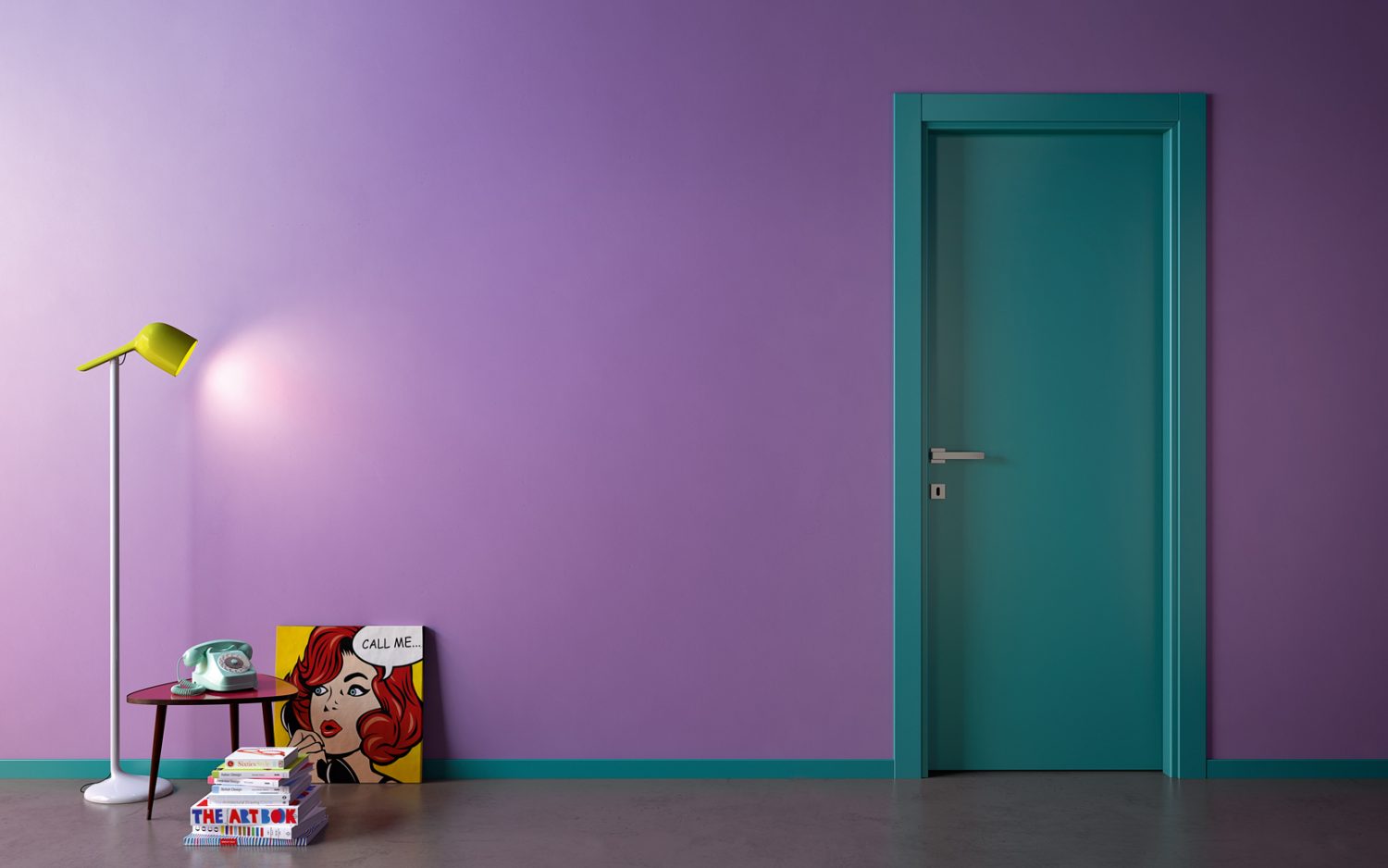 Porta laccata Garofoli 1000colours Piana 1L RAL 6033