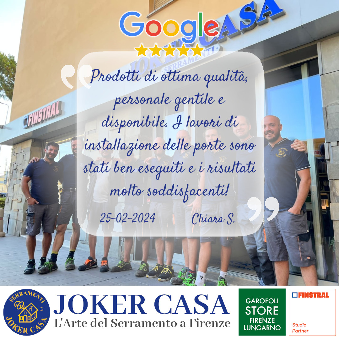 Recensione Joker Casa Serramenti Chiara S